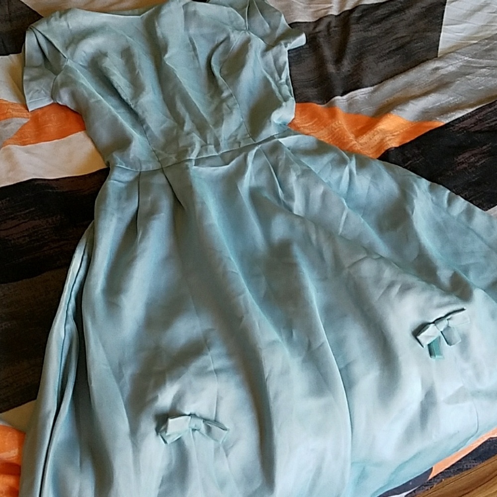 Vintage powder blue dress